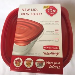 Rubbermaid TakeAlongs Food Storage Containers NWT